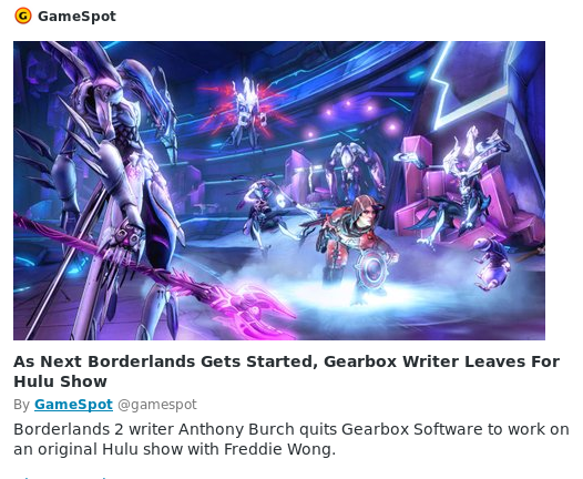TheIvyClover1's tweet photo. VIA -@MitsuReiji
#BURCHED WILL NEVER PLAY BORDERLANDS ON WIIU http://t.co/W20T8zan60
