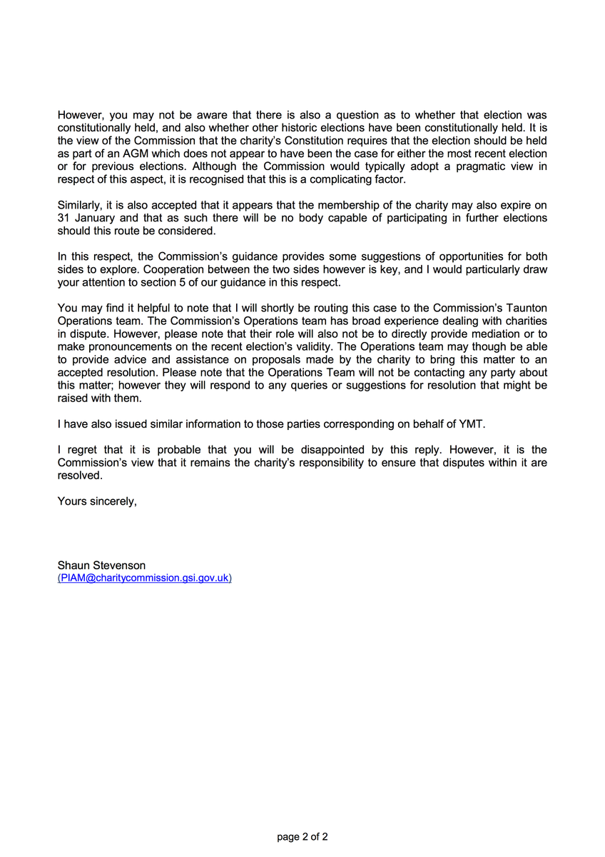 livingmasjid's tweet photo. See the initial letter from the Charity Commission.

Clearly outlining the position to be taken regards the election http://t.co/dHa20xHRHK