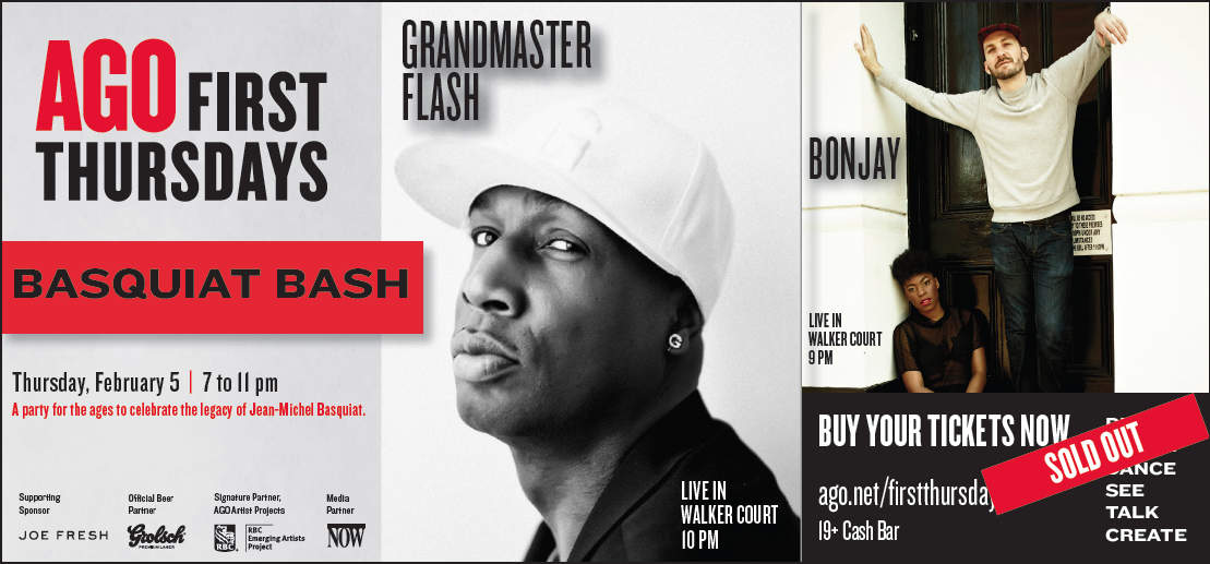 nowtorontopromo's tweet photo. Win a pair of TIX to #AGO1st headlined by legendary @DJFlash4eva on Feb 5th! http://t.co/3PT0jeSOvA #ThinkFree http://t.co/S7XGpOJBRZ