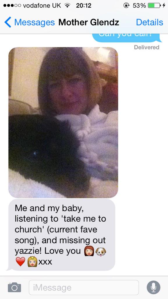 YasminMesney's tweet photo. Ffs I'm actually gonna turn into a dog lady like my mum #currentfavesong http://t.co/znAANYiTRV