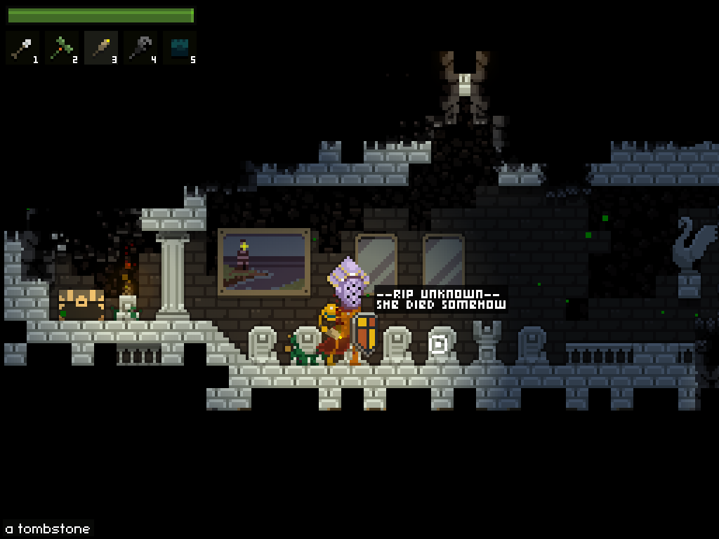 eigenbom's tweet image. Moonman is a mix of Spelunky, Binding of Isaac and Terraria. Help me finish it by going here: kck.st/1DElnw3