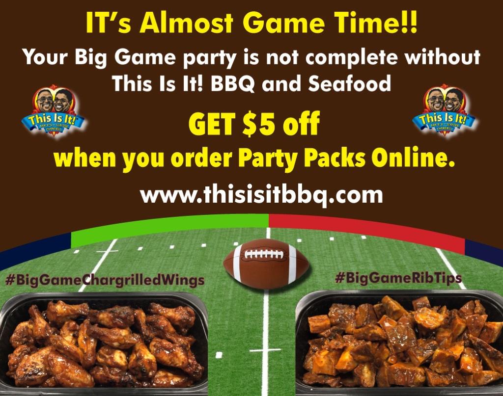 ThisIsItBBQ's tweet image. Pre-Order your @Thisisitbbq  Chargrilled BBQ Wings &amp;amp; BBQ Rib Tips online today and SAVE!!!   Thisisitbbq.com
