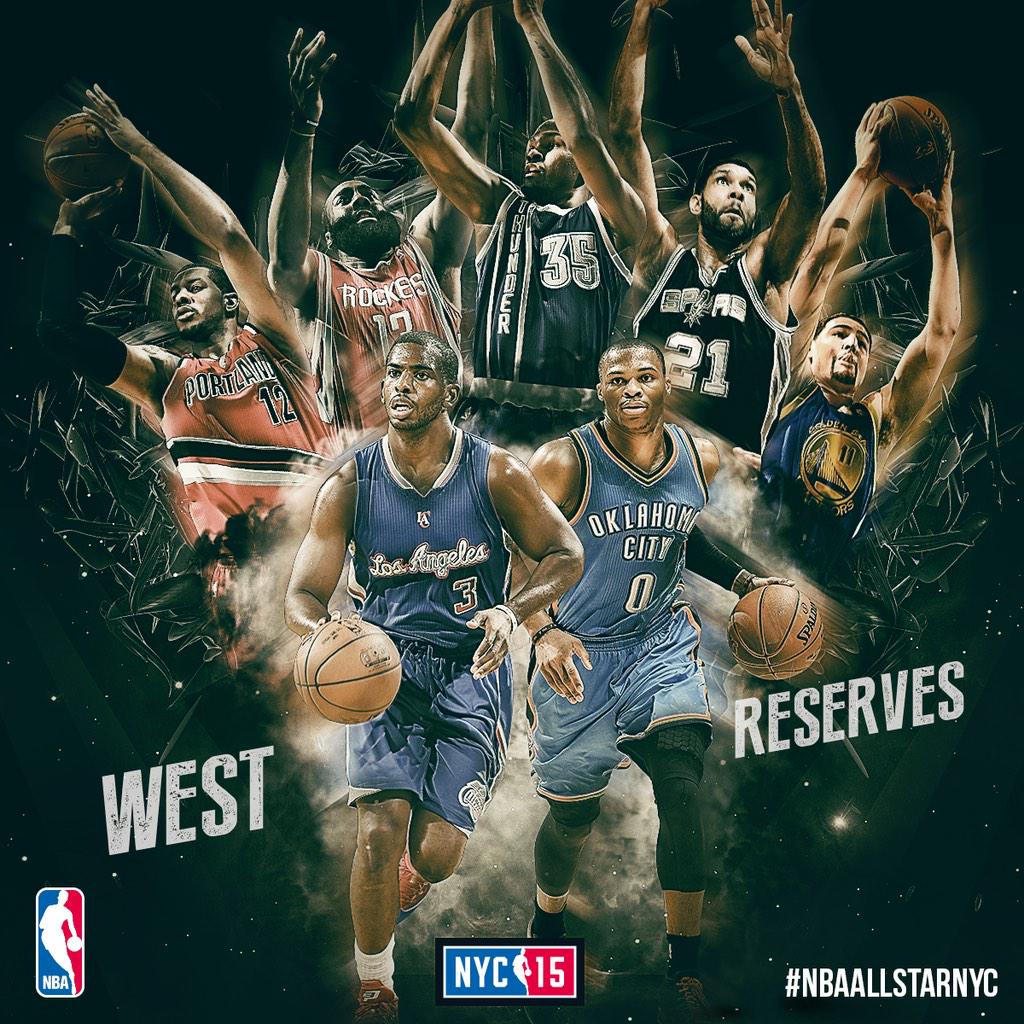 Trip_84's tweet photo. @LucaMich23 @Bisturi83 hei raga,alla faccia delle riserve!!#nbaAllStarWeekend2015 #westreserves http://t.co/VcUwMrvtP0