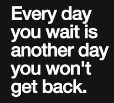 TopPinterestPin's tweet image. Every day you wait is another day you won't get back. #Quote

ift.tt/1DeTib8 ... #PinOfTheDay