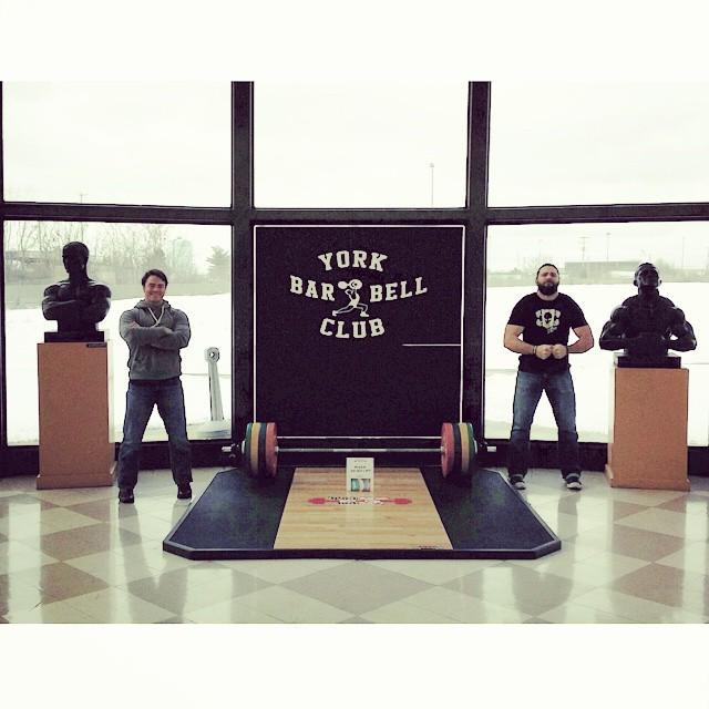PowerAthleteHQ's tweet photo. Just a quick #beefquake day trip to the @yorkbarbellusa. Nice little Friday, touring the S… http://t.co/yU70XJV8MA http://t.co/NrtUsR1n3F