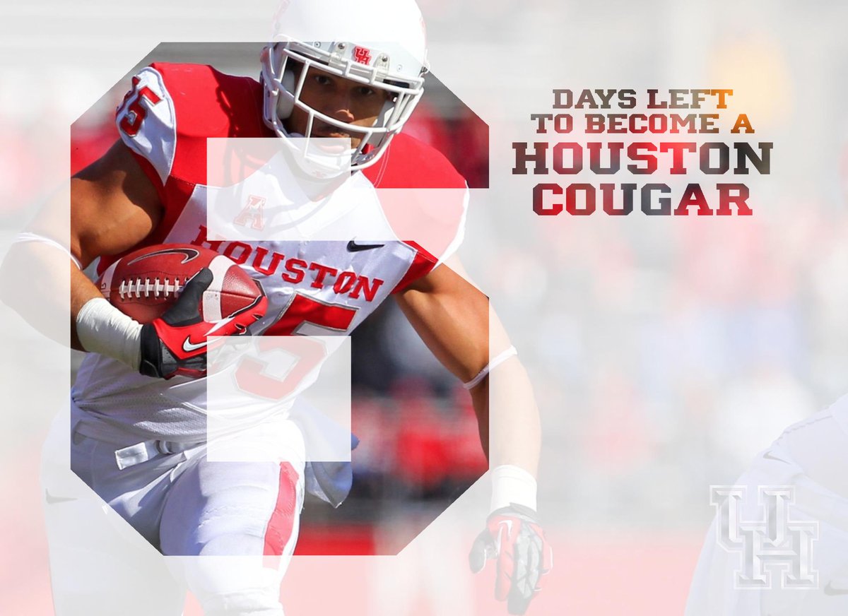 KenithPope's tweet photo. It's #FinishFriday #6DaysLeftToBecomeACoog let's do this!!  #GoCoogs #CougarRedFriday #PlantYourFlag #WHOSNEXT http://t.co/NrjWThMPK4