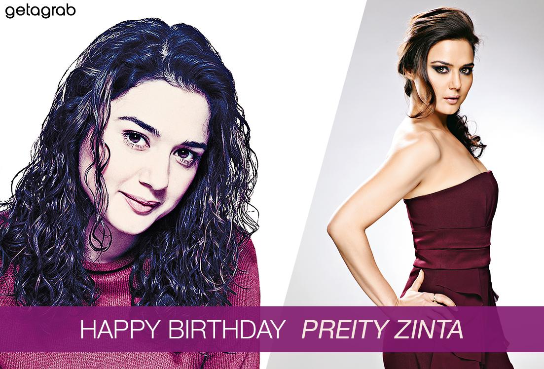 Wishing a very Happy Birthday to the dimpled beauty Preity Zinta .!! :) 