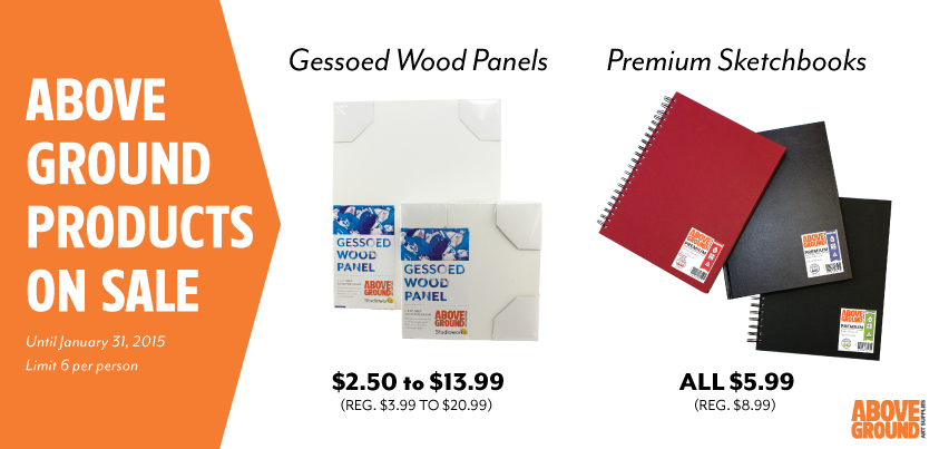 AboveGroundTO's tweet photo. TOMORROW is the last day to take advantage of our awesome panels &amp; sketchbooks sale! In store &amp; online! http://t.co/iFUJgFa2N9