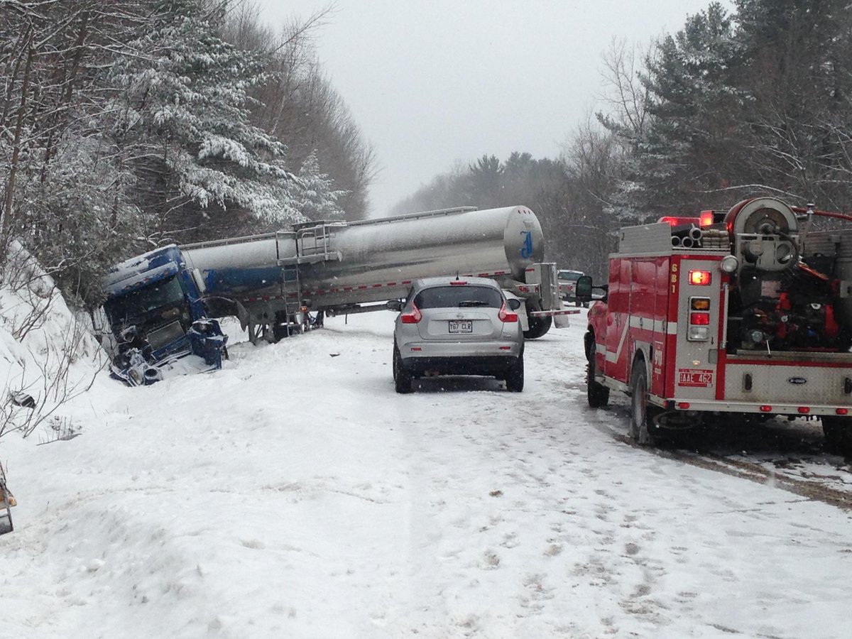 Vermont DMV CVE Inspectors are at the I-89 crash scene and will be doing a post-crash inspection of the truck.