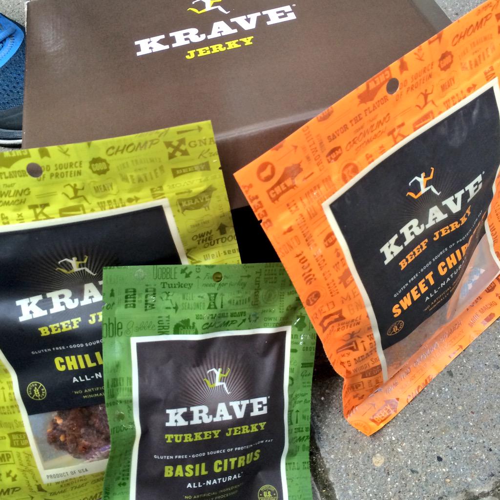 Big thank you to <a href="/KraveJerky/">KRAVE Jerky</a> for sending us some treats for our @WorldRugby7s trip to Brazil! #Krave