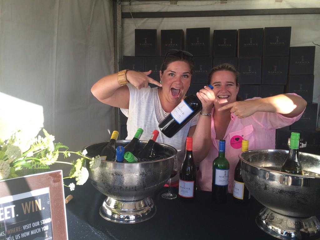 YES PLEASE!!!! My fav wine <a href="/WarwickWine/">Warwick Wine Estate</a> first lady magnum up for grabs @ stellenbosch wine fest.....