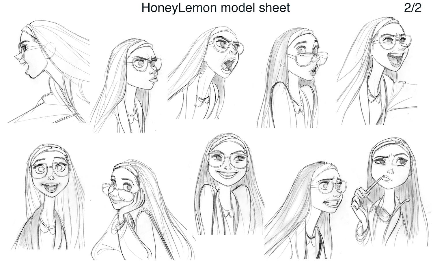 honey lemon character