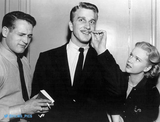 Check Out What Paul Newman and Leslie Nielsen Looked Like  in 1956 