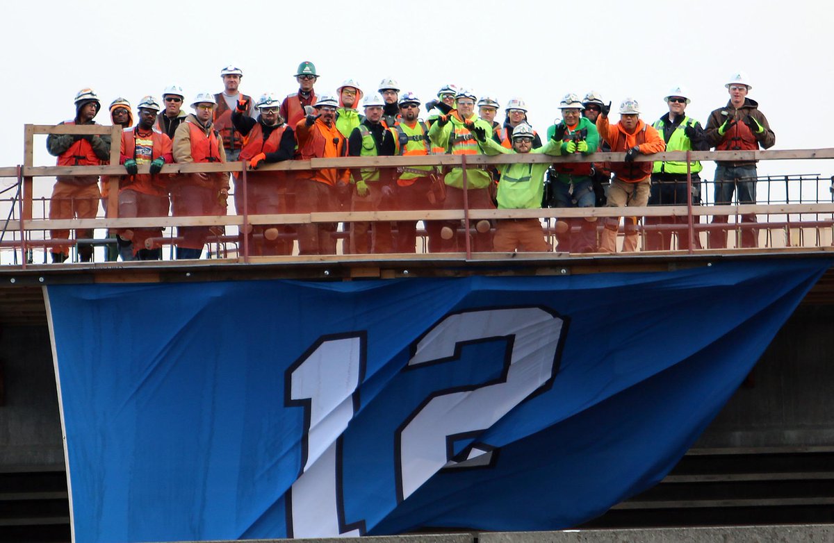 wsdot_520's tweet photo. The new SR 520 is built to handle a major earthquake but we didn't consider #BeastQuakes! #GoHawks #BeastMode http://t.co/Q89xAJ1gqk