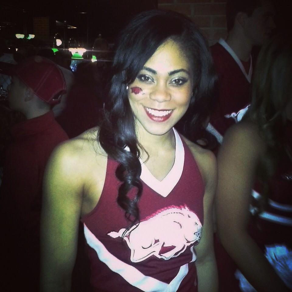 RazorbackSpirit's tweet photo. Congrats to #RazorbackCheer, Lauren, for being named as a Senior of Significance by @arkansasalumni! 
Proud of you! http://t.co/vlKFIK3HNc