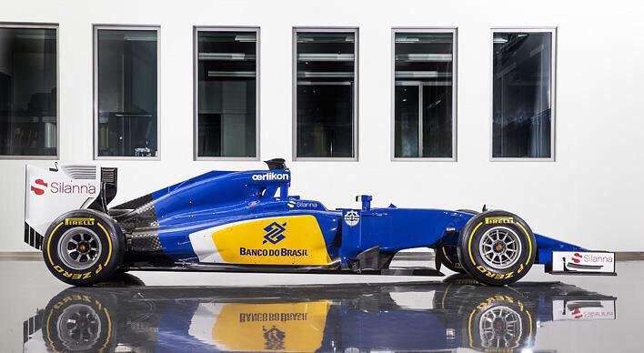 F1___Talk's tweet photo. The Sauber C34! #SheIsBLUE http://t.co/vdBZImTITt