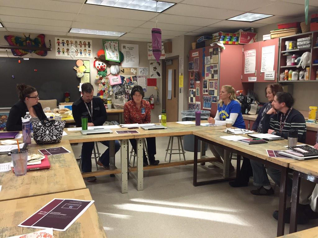 Observation rounds @ the Hollys. Looking at the fabulous technology work teachers are doing! #CCSDTech <a href="/CCSDCandI/">CCSD Office of C&I</a>