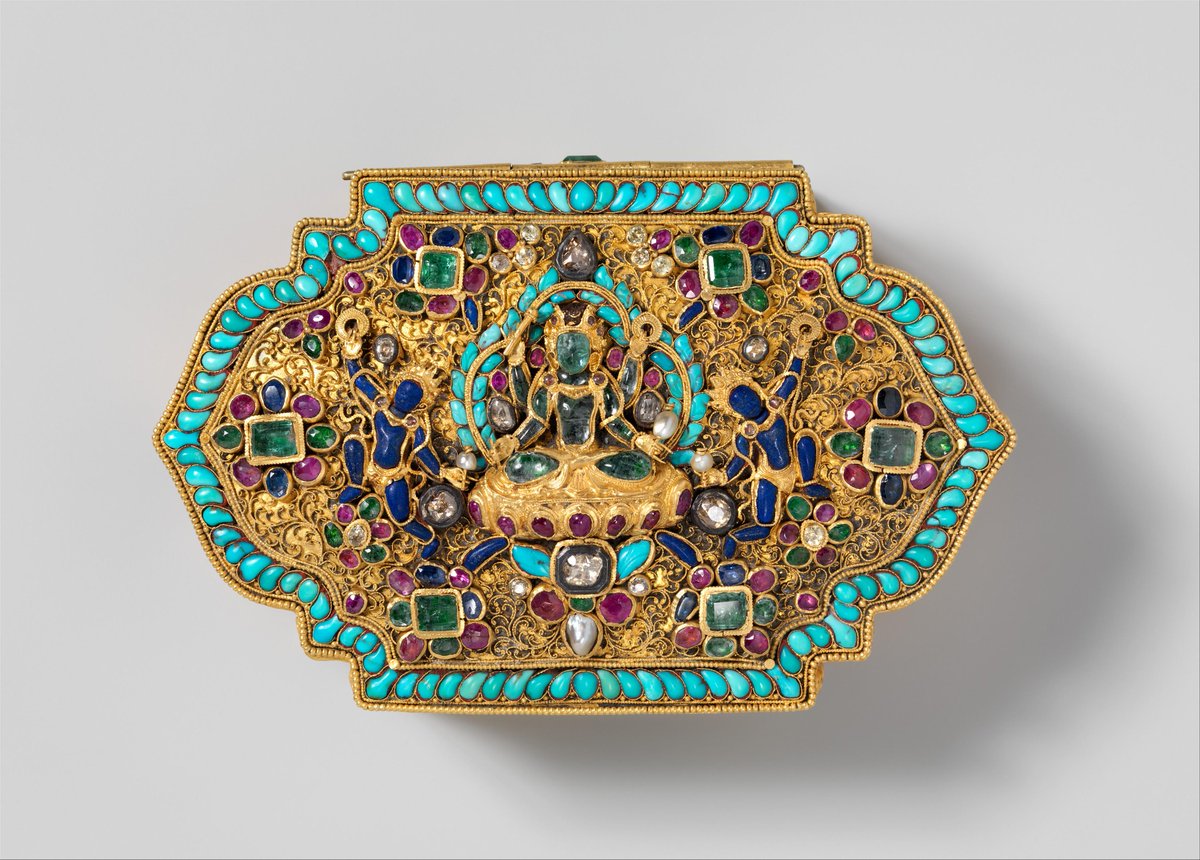 Learn about discoveries made during the conservation of jeweled artifacts: met.org/1CjKBzD  #SacredTraditions