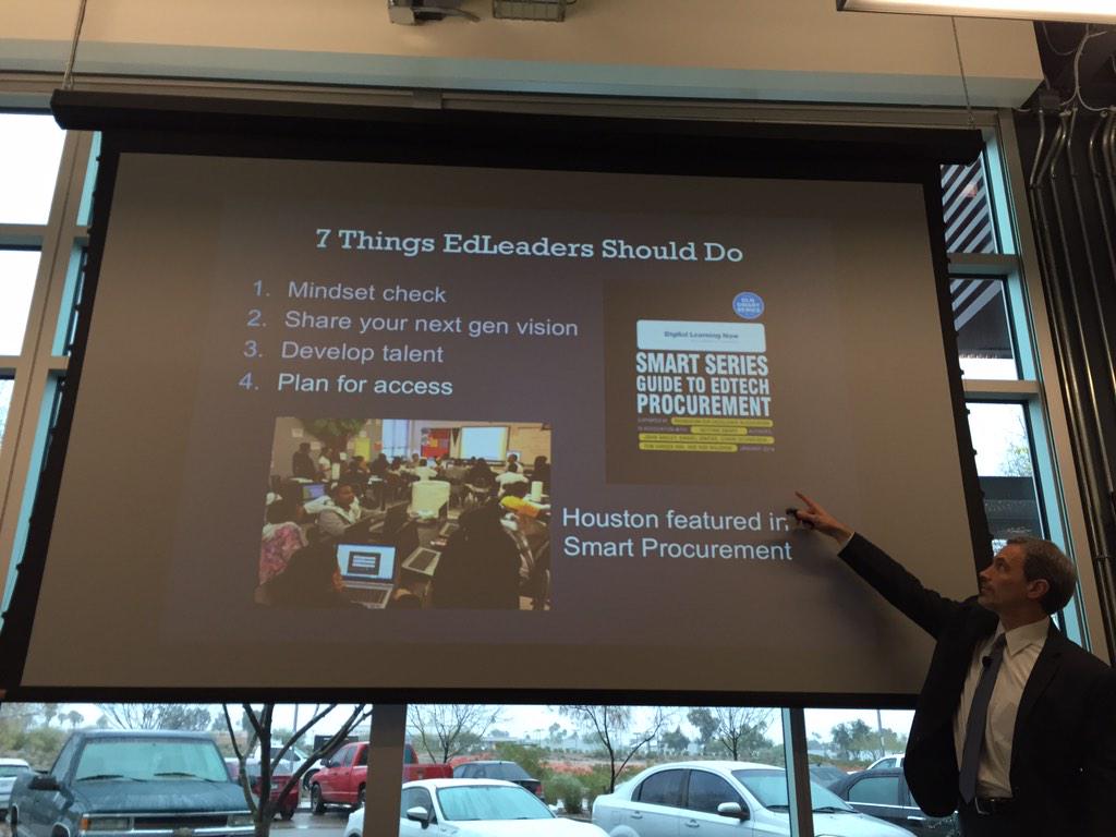 amybwang's tweet image. .@tvanderark thinks devices are so cheap now, each student should have own + 1 to take home. #AZSTEM