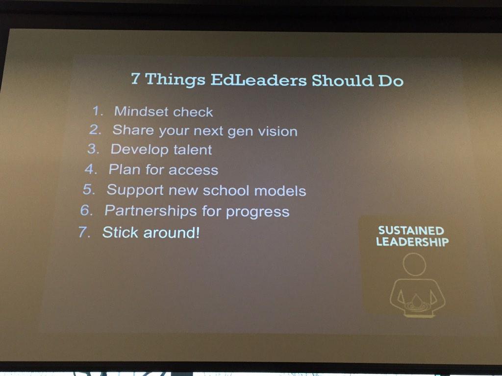 GSmartServices's tweet image. RT @amybwang: The 7 things education leaders should do, from @tvanderark  #AZSTEM @MIND_Researchs #SmartCities