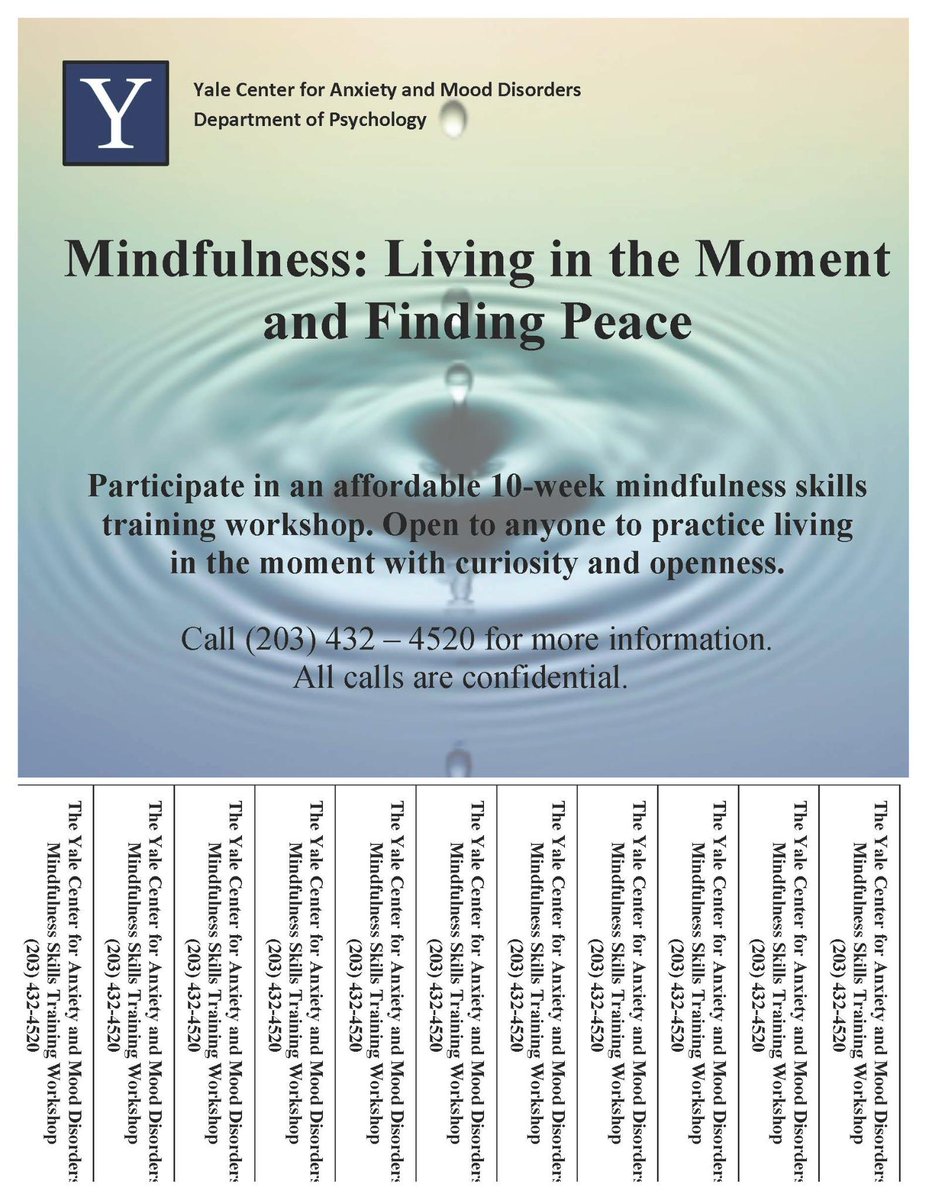 Here's the flier for our upcoming #Mindfulness group! #NHV #Connecticut