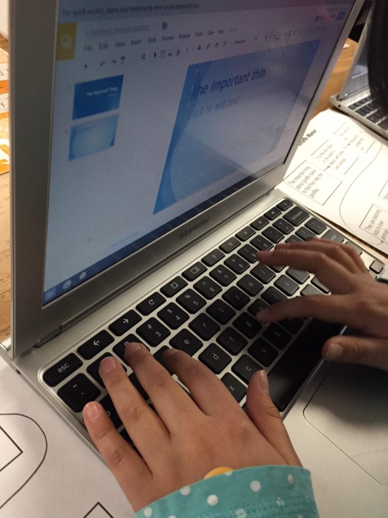 The Important Things on Chromebooks with 2nd graders. #ccsdtech <a href="/CCSDCandI/">CCSD Office of C&I</a>