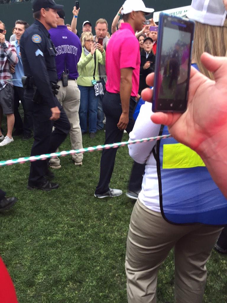 michaelgore3's tweet image. Got to see a lot of golfers yesterday! Had a blast! @WasteManagement