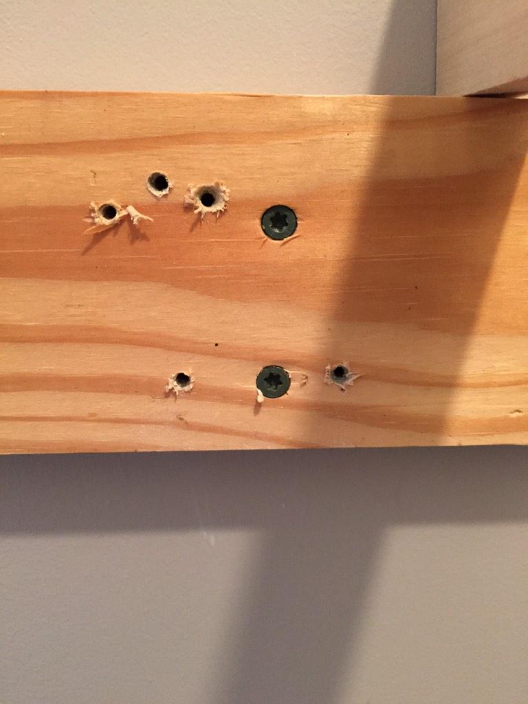 SonyaLBarker's tweet image. Sometimes stud finders lie! #DIYproblems #DIYProjects