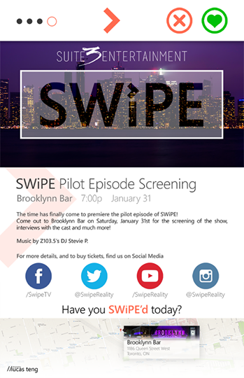 SwipeReality tweet picture