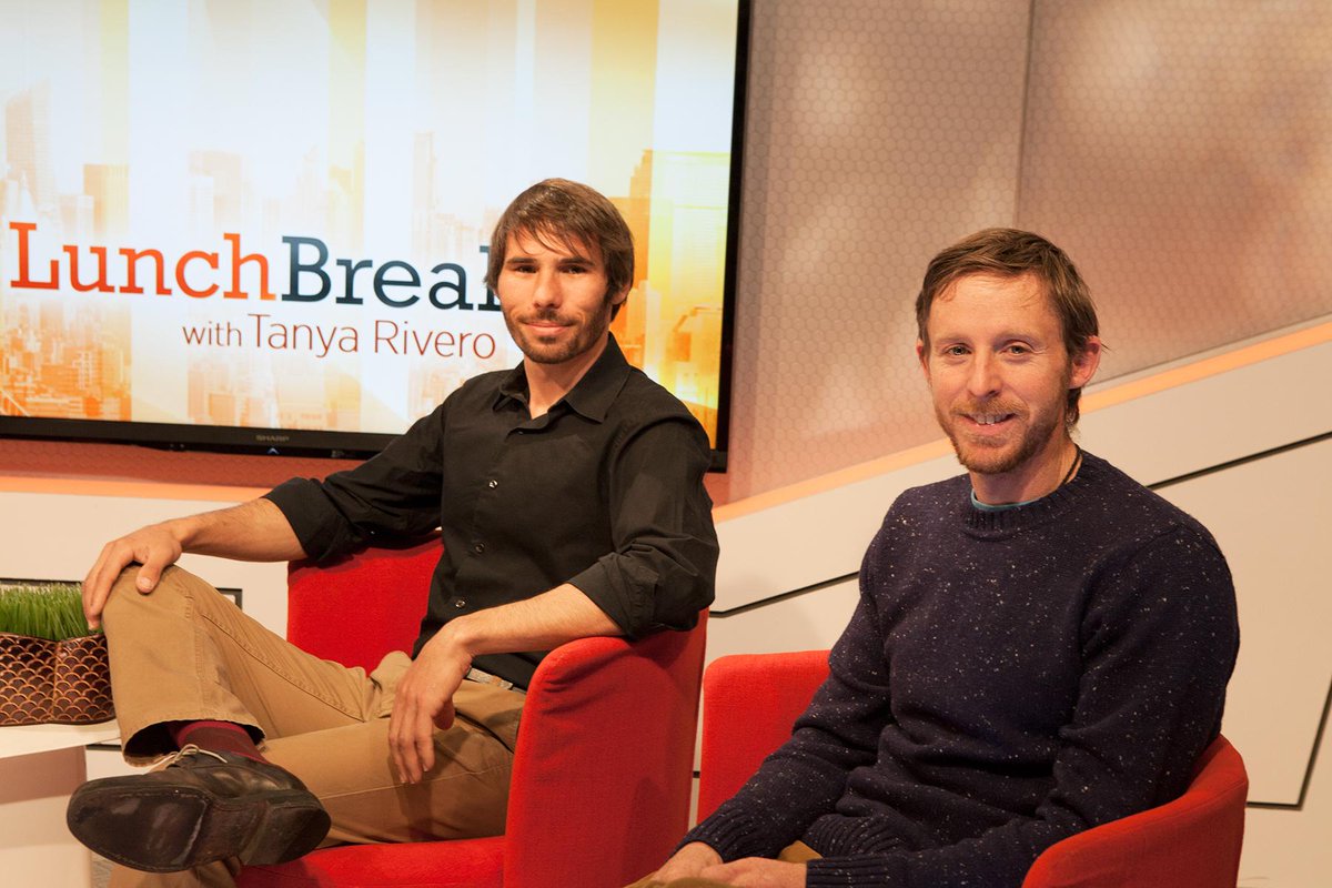 Climbers <a href="/tommycaldwell1/">Tommy Caldwell</a> + <a href="/kjorgeson/">Kevin Jorgeson</a> discuss their free-climb on El Capitan on.wsj.com/1vg79PJ Photo:Ryan Mesina