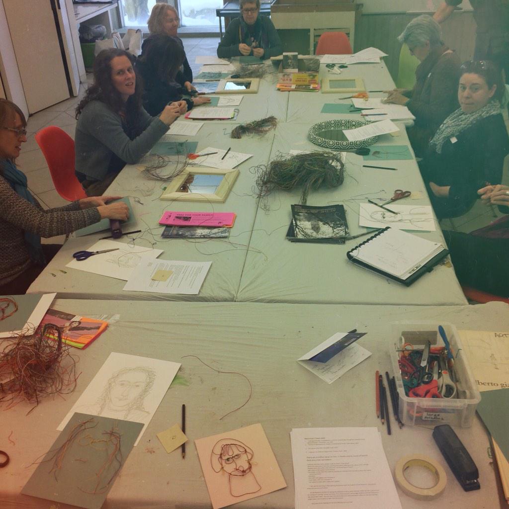 lilytalcott's tweet image. Pre-K teachers taking on the role of student #ICSDPLC @IthacaNYSchools