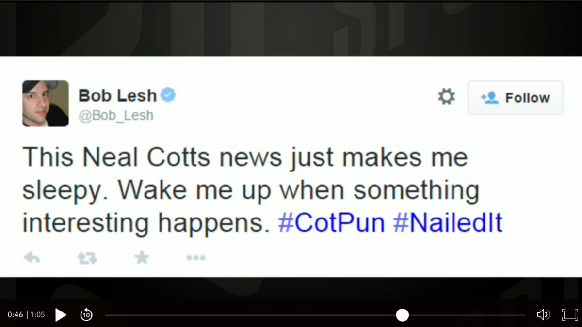 ChelseaGatesTV's tweet photo. Trending Now on @120Sports: #NealCotts 
tweets from @howiemag @Bob_Lesh @NotKenWilliams 
WATCH:http://t.co/6MW2MBStcw http://t.co/GTs9buh0gS