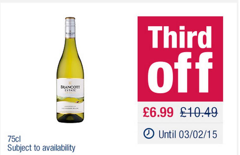 mycoopoundle's tweet image. Brancott Estate Sauvignon Blanc #ThirdOff Now Only £6.99 #Oundle #Peterborough