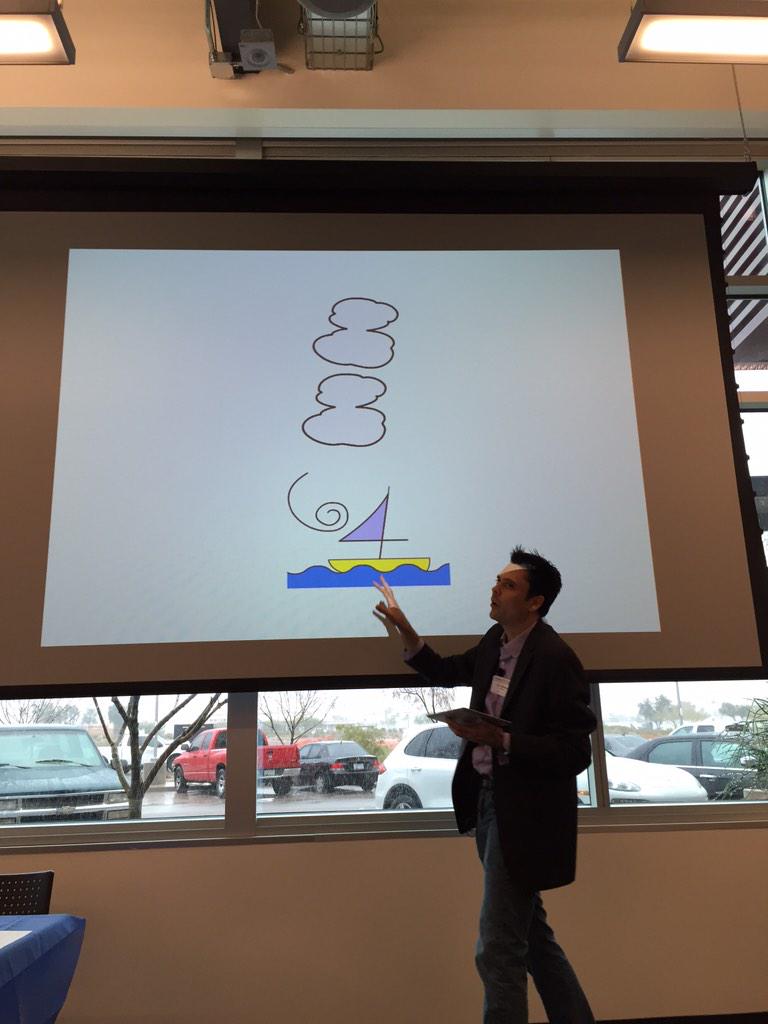 amybwang's tweet image. Peterson: &quot;Let me show you my biggest fail in 20 yrs.&quot; Hilarious ex. of teaching math w/o deep understanding. #AZSTEM