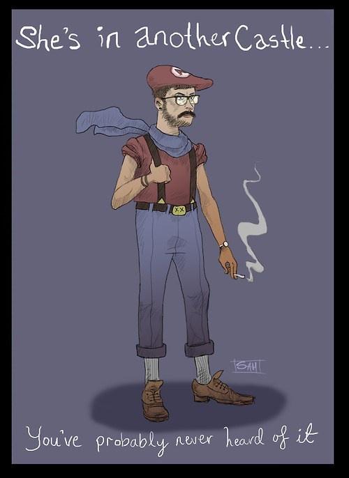 CauseWeAreGeeks's tweet image. Hipster Mario...You've probably never heard of him...