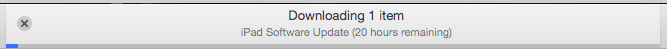 rhoydotp's tweet image. in about 20 hours, I would have my iPad updated to the latest iOS! #Apple #turtlepace
