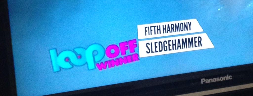 5HDownUnder's tweet image. We won the #LOOPOFF so the Sledgehammer music video just played on @loopeleven