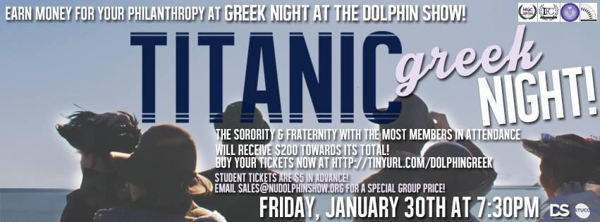 painttherock's tweet photo. Greek Night @NUDolphinShow https://t.co/YKbtUrEtCp http://t.co/bd3UMpqeZL