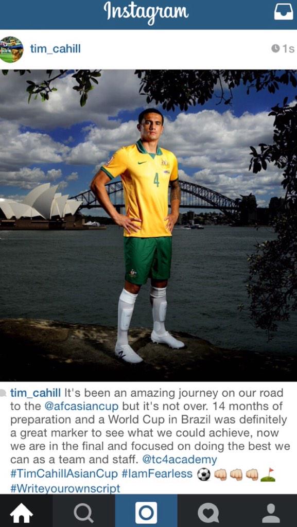 It's all about the FINAL tonight. #TimCahillAsianCup <a href="/TC4Academy/">TC4Academy</a> ⚽️👊👊👊⛳️