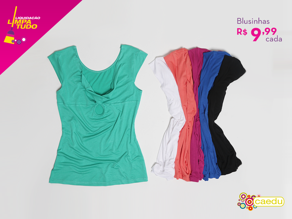 CaeduModa's tweet image. #EspecialBlusinhas: blusinhas com detalhe nas costas por apenas R$ 9,99. É IMPERDÍVEL, É LIMPA TUDO CAEDU!