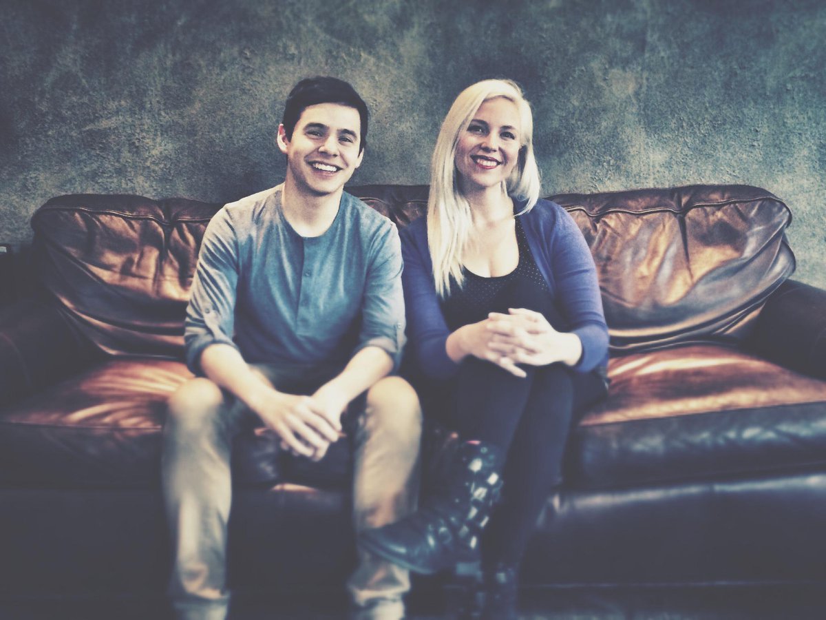 DavidArchie's tweet photo. Hanging with the talented @stephaniemabey who wrote #Glorious.  Getting together to collaborate some more. http://t.co/CAgjqnIhwF