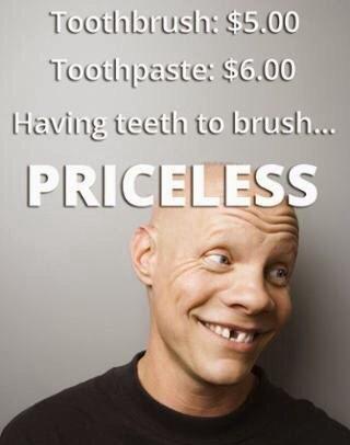 Howard Farran DDS on Twitter: "Toothbrush: $5.00 ...