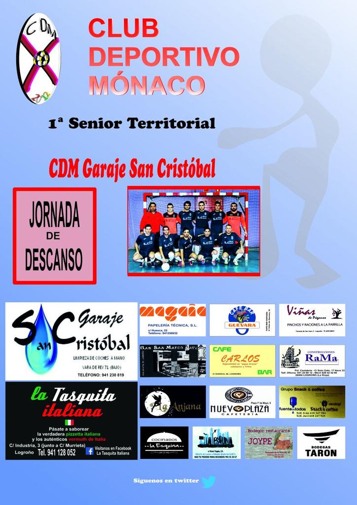 Esta semana nos toca una merecida jornada de descanso. Queremos agradecer a todos nuestros patrocinadores su confia