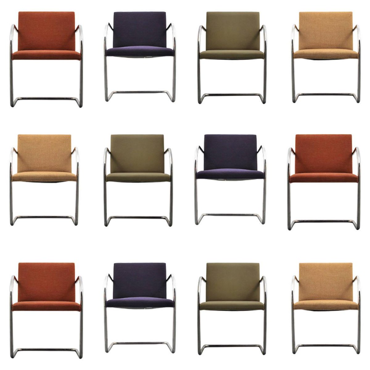 objects20c's tweet photo. Rare Set of 12 Mies van der Rohe Dining Chairs for Knoll. Inquire for price and availability. http://t.co/txXm5lsMo8