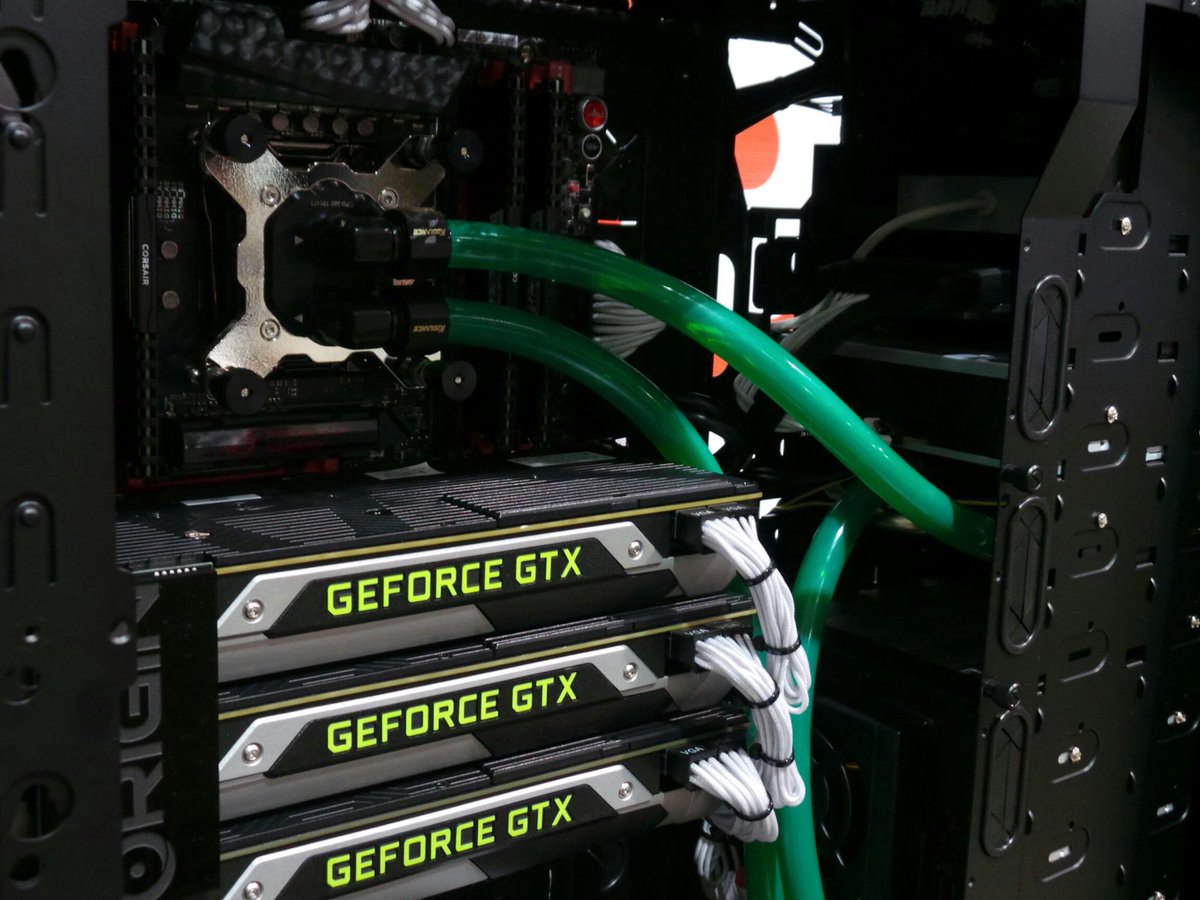 ORIGINPC's tweet image. If you could describe this ORIGIN PC GENESIS Desktop with one word, what would it be? :) @NVIDIAGeForce #ORIGINPC