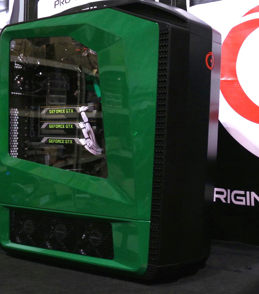 ORIGINPC's tweet image. If you could describe this ORIGIN PC GENESIS Desktop with one word, what would it be? :) @NVIDIAGeForce #ORIGINPC