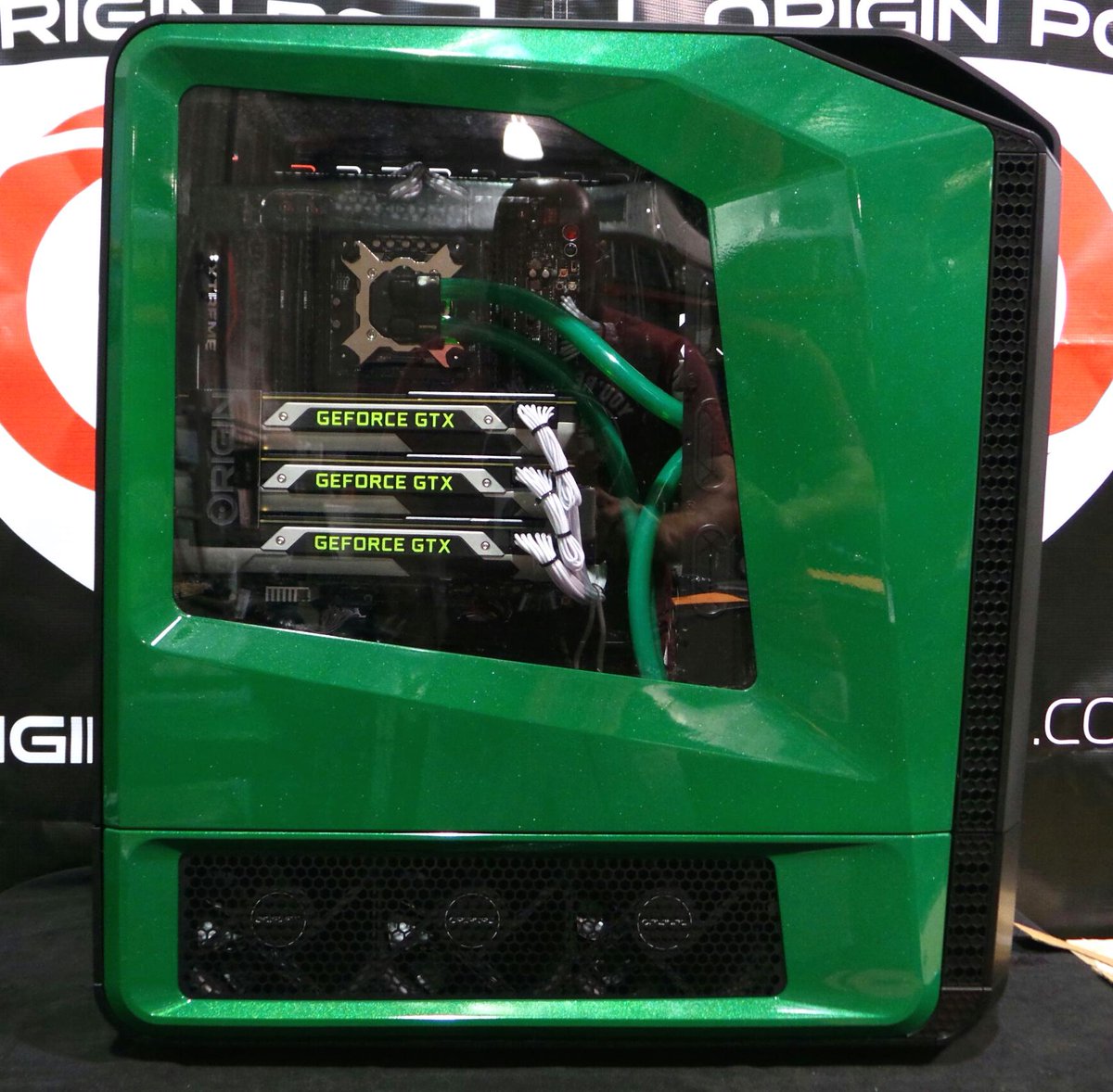 ORIGINPC's tweet image. If you could describe this ORIGIN PC GENESIS Desktop with one word, what would it be? :) @NVIDIAGeForce #ORIGINPC