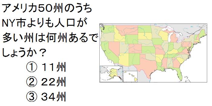 Japan Wide ニューヨーク情報 No Twitter Nyクイズ 全米一の人口を持つny市ですが ではアメリカ５０州のうち Ny市 より人口が多い州は何州でしょうか １１州 ２２州 ３４州 答えは今日のメルマガで Http T Co 0x6y3jjokr Http T Co Gqdyqbobix