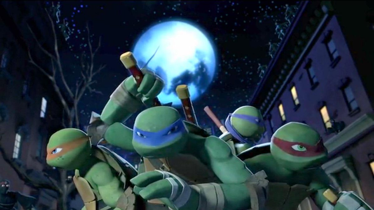 AllThingsTMNT's tweet photo. "What's the plan?" "Oh, you know...punch, kick, stab." http://t.co/LUDMvqzYPi