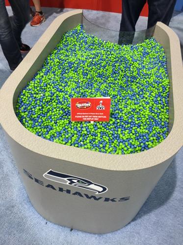 smallbeck's tweet photo. Seahawks rainbow #teamskittles http://t.co/oKWTwsBKWw